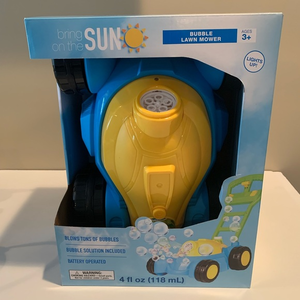 Bubble Lawn Mower for Toddlers Kids Bubble Blower Maker‎ Machine